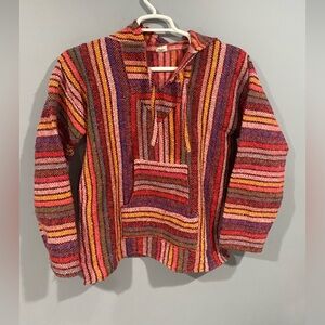 Colorful Striped Baja Hoodie